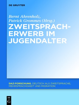 cover image of Zweitspracherwerb im Jugendalter